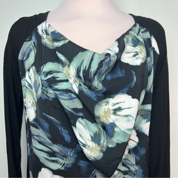 Simply Vera Vera Wang Black Floral Midi Dress - Picture 4 of 13